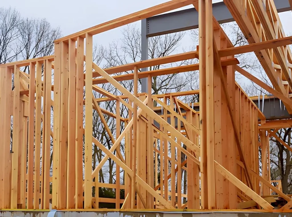 Framing structure for home addition